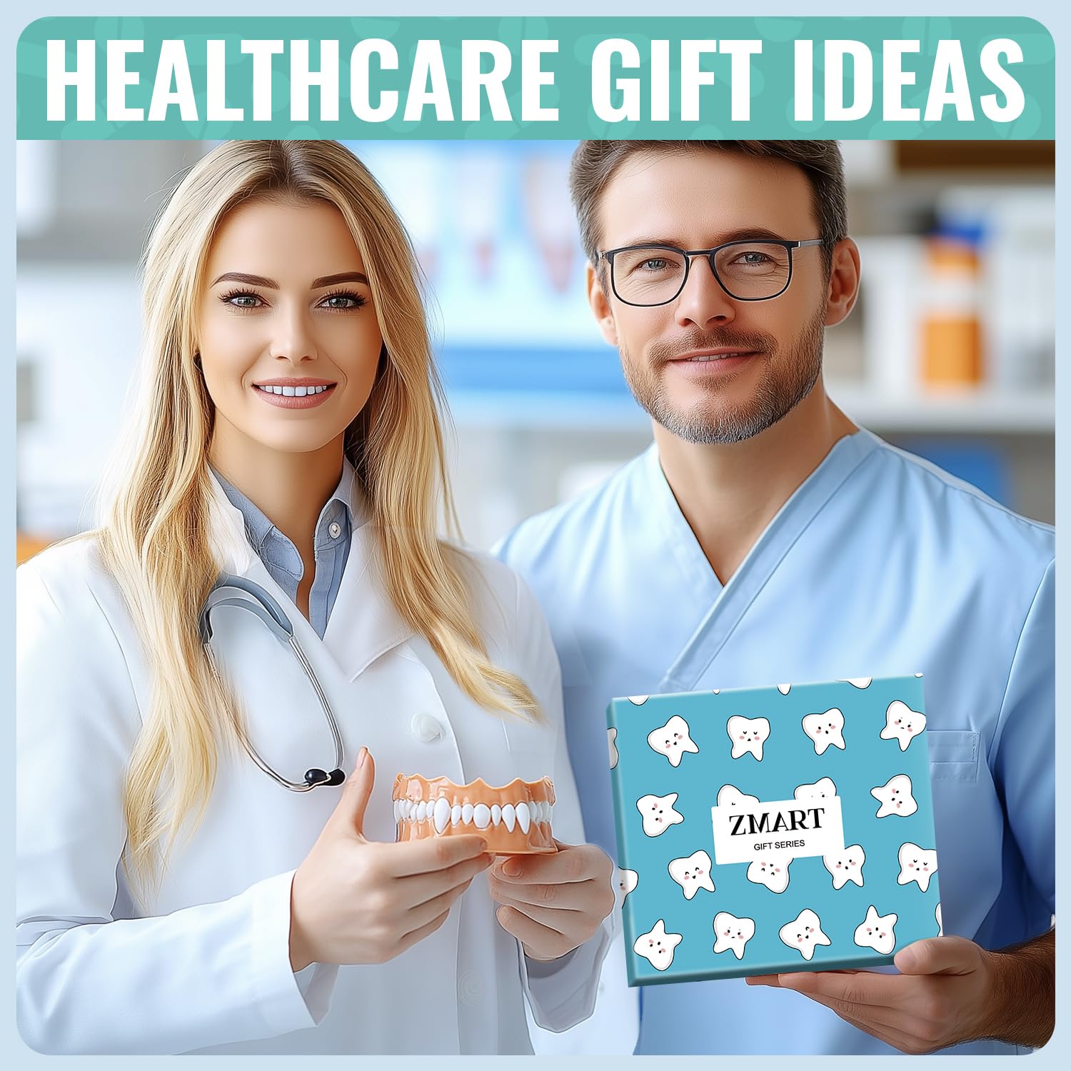 Dentist Socks for Women - Funny Dental Assistant Gifts for Work & School