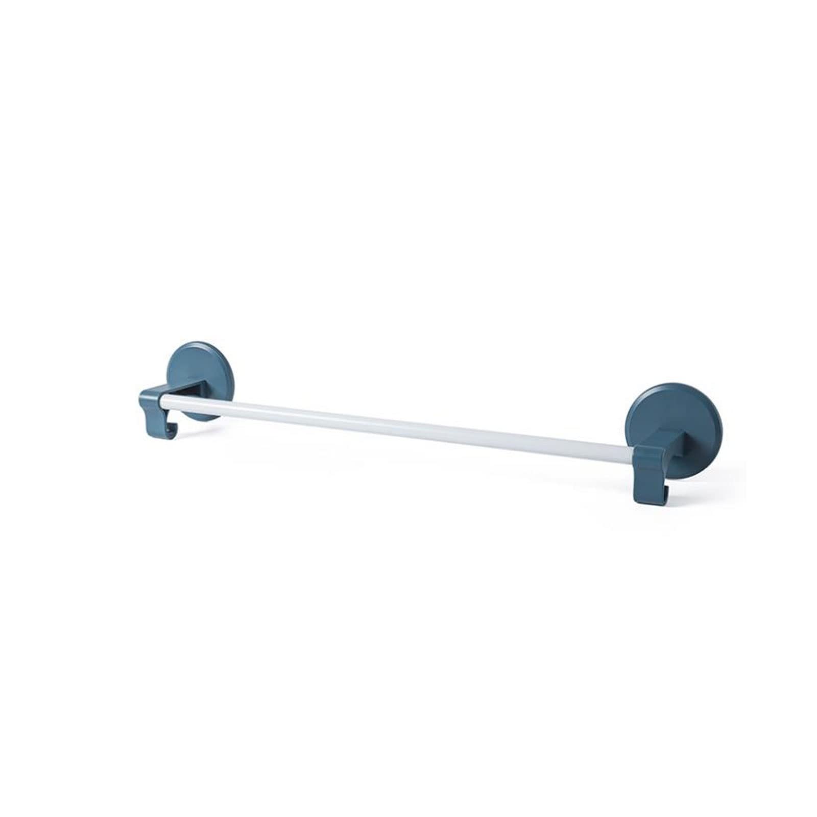 DIWANG No-Drill Bathroom Hooks - Wall Mounted Towel Rack & Bar, Rust-Resistant Blue Towel Holder for Bath, Kitchen, Laundry Room - Perfect for Small Spaces & Rental Homes