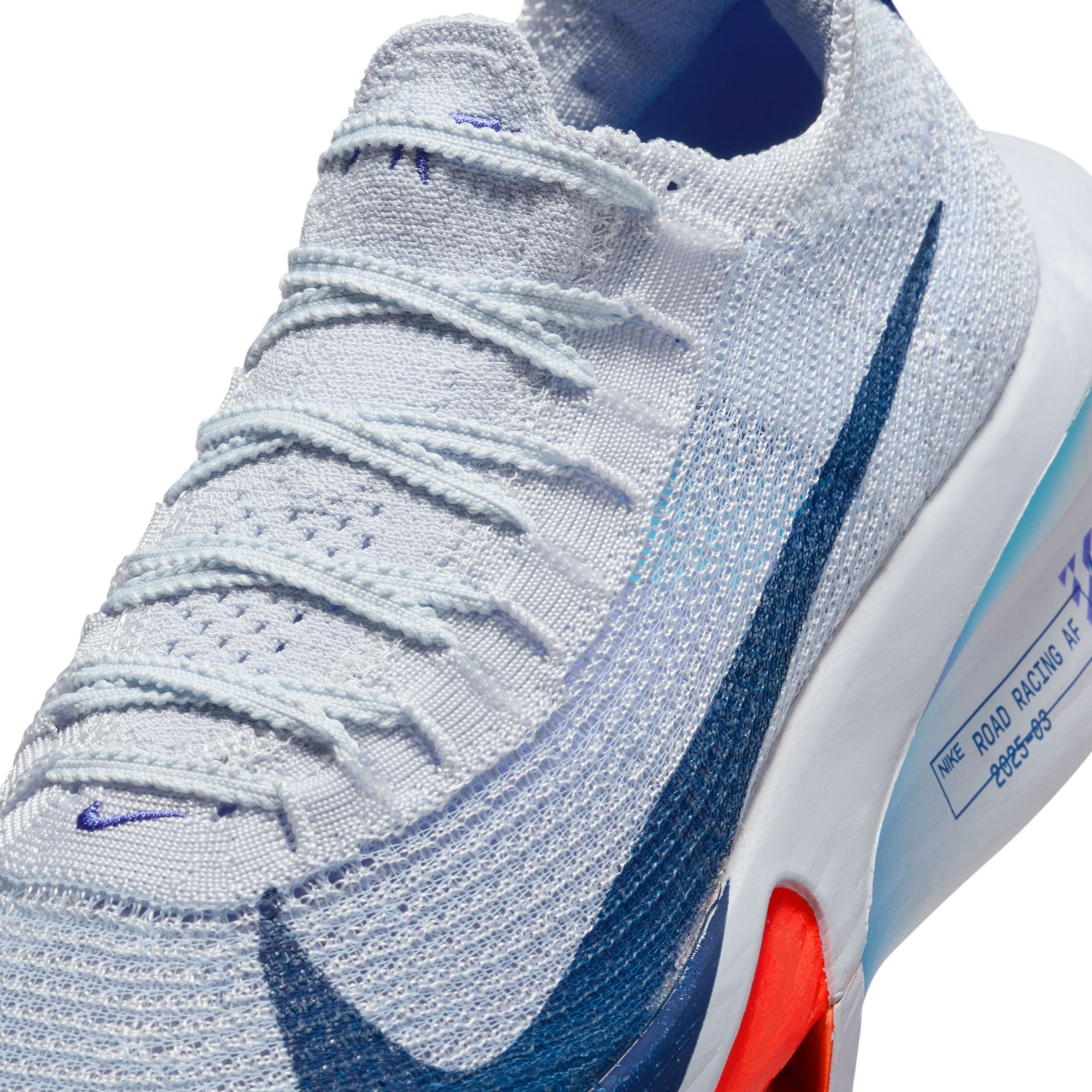 Nike Women's Alphafly 3 Running Shoes - Football Grey/Blue Void Ghost - Lightweight Cushioned Road Racing Sneakers for Marathon Training & Long Distance Running