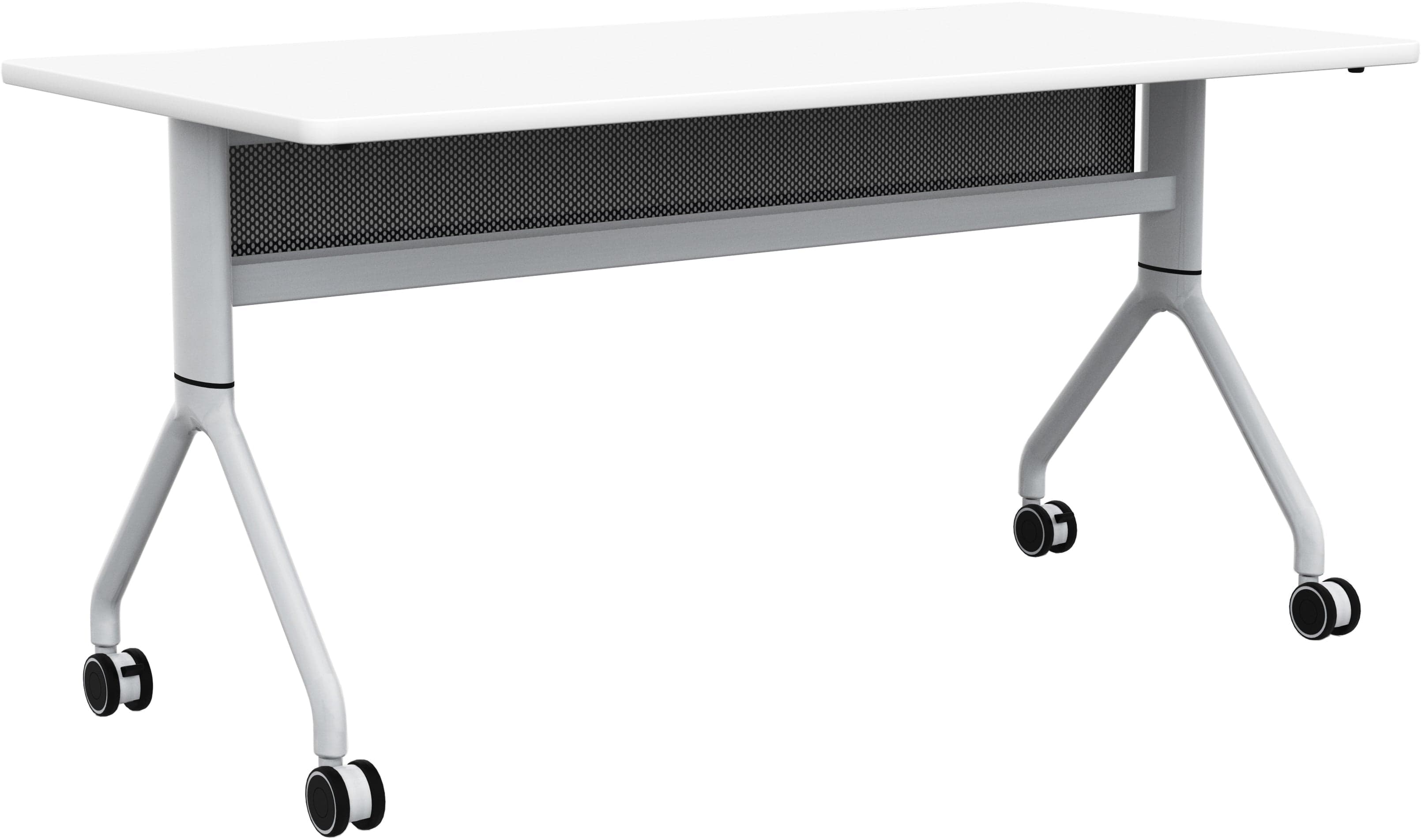Safco Rumba 60 x 30 Inch Flip Nesting Table - Space-Saving Office & Home Furniture for Small Spaces, Meetings & Multi-Purpose Use [RBA6030FL]