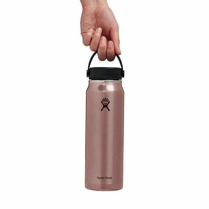 32 oz Lightweight Wide Mouth Water Bottle - BPA Free, Leak Proof, Insulated Stainless Steel for Hiking, Camping & Outdoor Adventures