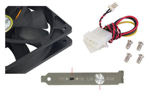 Scythe Slip Stream 120mm x 120mm x 25mm PWM & V.R. Selectable High Performance PC Cooling Fan SY1225SL12HPVS - Ideal for Gaming PCs, Workstations, and Computer Case Cooling