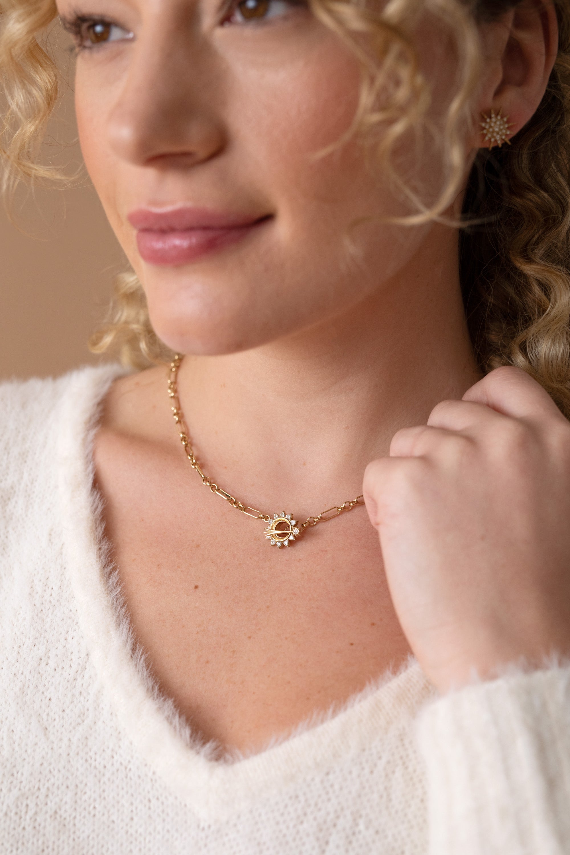 Celestial Toggle Necklace - Elegant Moon and Star Pendant Jewelry for Women | Perfect for Date Nights, Parties & Special Occasions