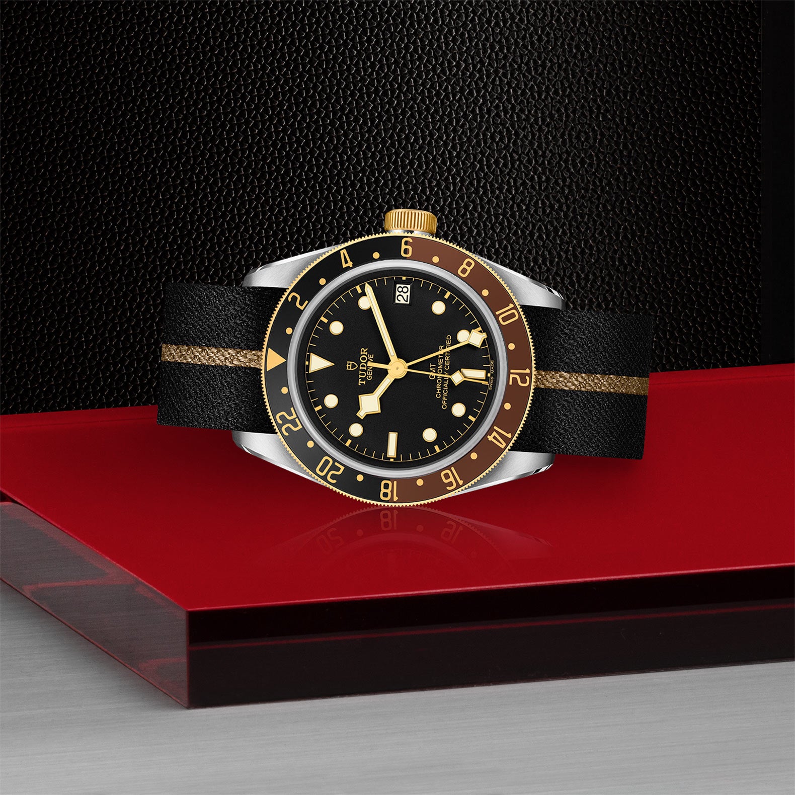 Black Bay GMT S&G Watch - Luxury Stainless Steel & Gold Automatic Timepiece for Men | Perfect for Travel, Business & Everyday Wear