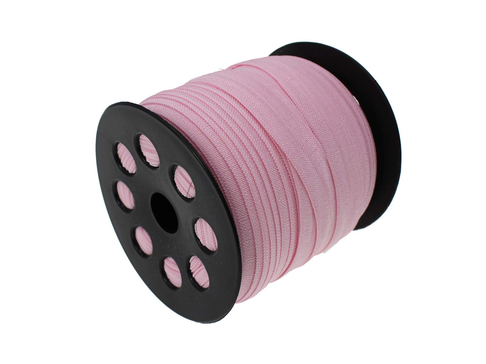 Pink Fold Over Elastic 5/8 inch (15mm) - 40 Yards Wide Stretchy Sewing Elastic Bands for Headbands, Hair Ties, DIY Crafts, Clothes & Bow Making - Perfect for Girls' Hair Accessories, Fashion Sewing Projects & Home Decor