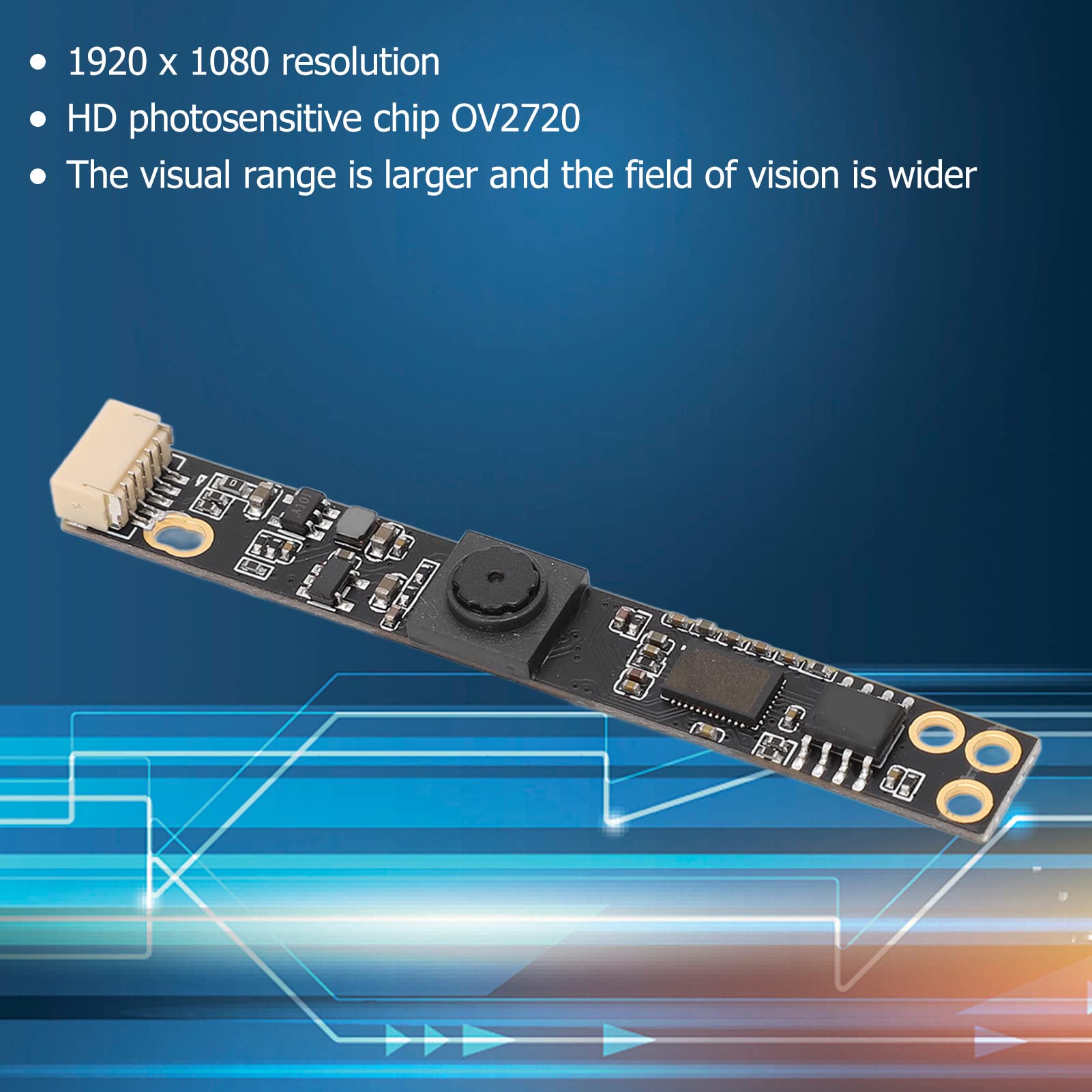 2MP USB Computer Camera Module - High Resolution Webcam for Laptops & Desktops - Perfect for Video Conferencing, Online Classes & Live Streaming