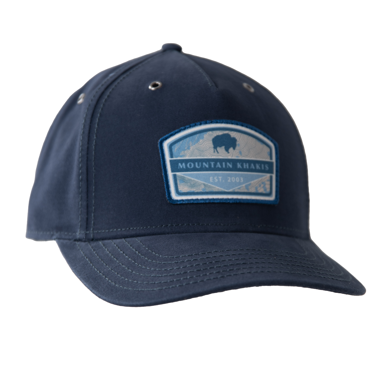 Topo Patch Hat - Vintage Embroidered Baseball Cap for Men & Women - Adjustable Snapback Trucker Hat for Outdoor, Hiking, and Casual Wear