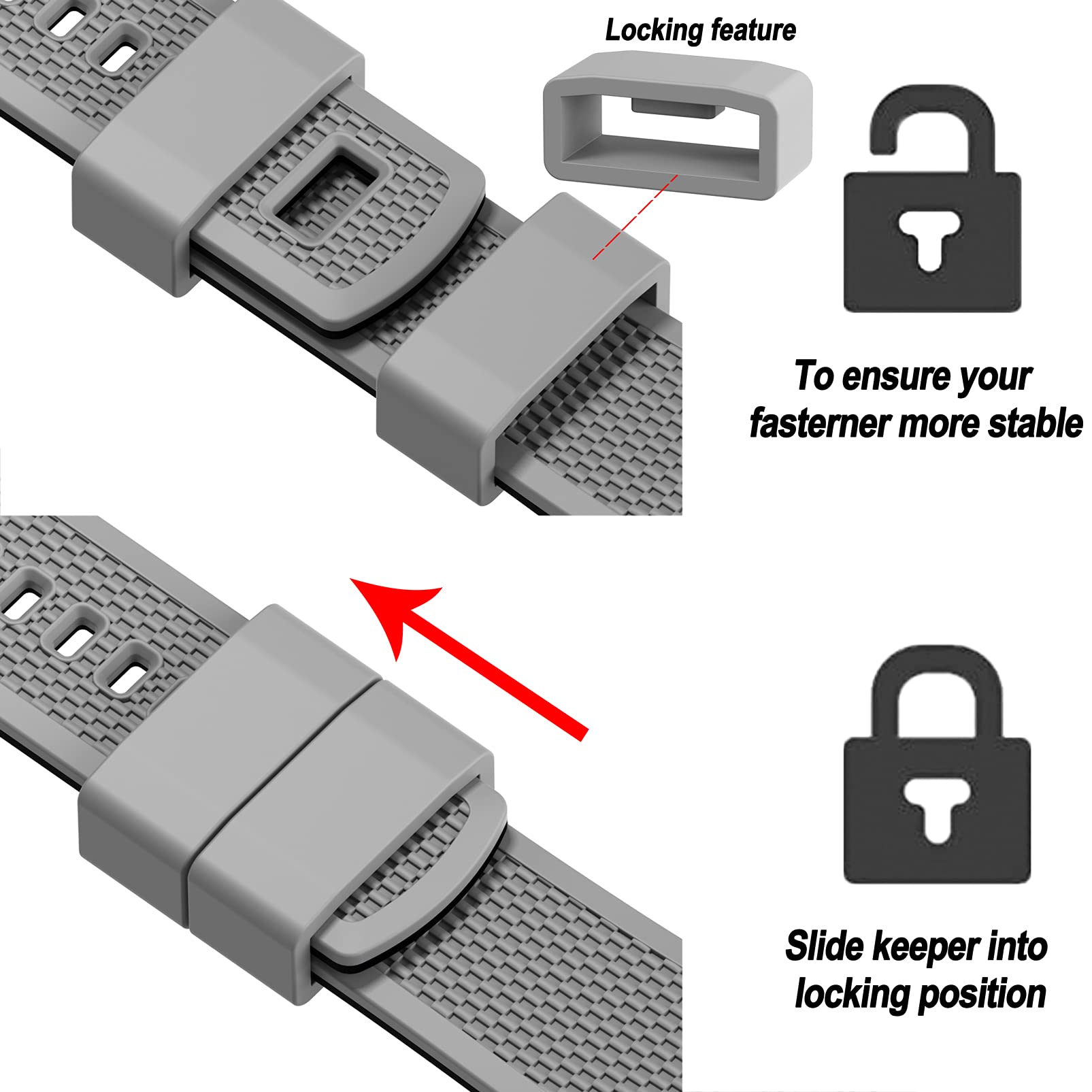 Hemsut Silicone Watch Bands - 18mm 20mm 22mm Quick Release Rubber Strap for Men & Women - Soft Durable Replacement Band - 10 Color Options - Perfect for Sports, Fitness & Everyday Wear
