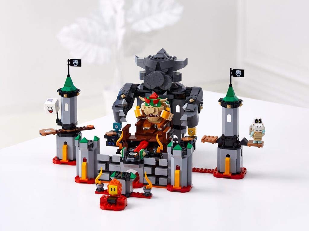 LEGO Super Mario Bowser's Castle Battle Expansion Set 71369 - Interactive Building Toy for Kids, Collectible Gift for Mario Fans, Fun Play at Home or Parties