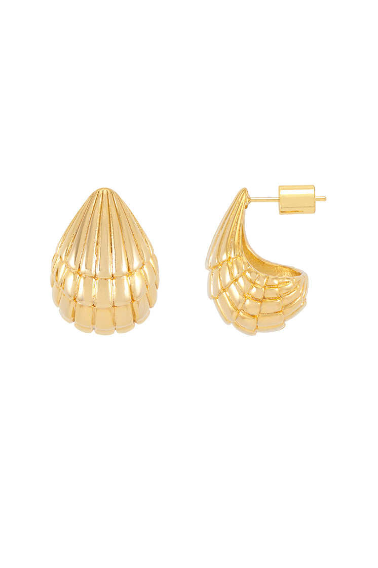 Handmade Seashell Teardrop Earrings for Women - Natural Beach Jewelry - Perfect for Summer Vacation, Boho Style Outfits and Beach Weddings