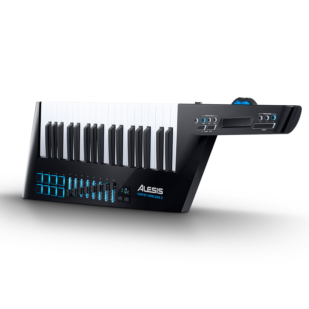 Alesis Vortex Wireless 2 MIDI Keytar Controller - USB Receiver & Adjustable Strap Included - Perfect for Live Performances & Music Production