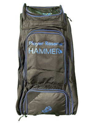 Premium Hammer Player Reserve Duffle Wheelie Cricket Kit Bag - Large Capacity Sports Equipment Storage for Cricket Players | Perfect for Travel, Practice & Matches