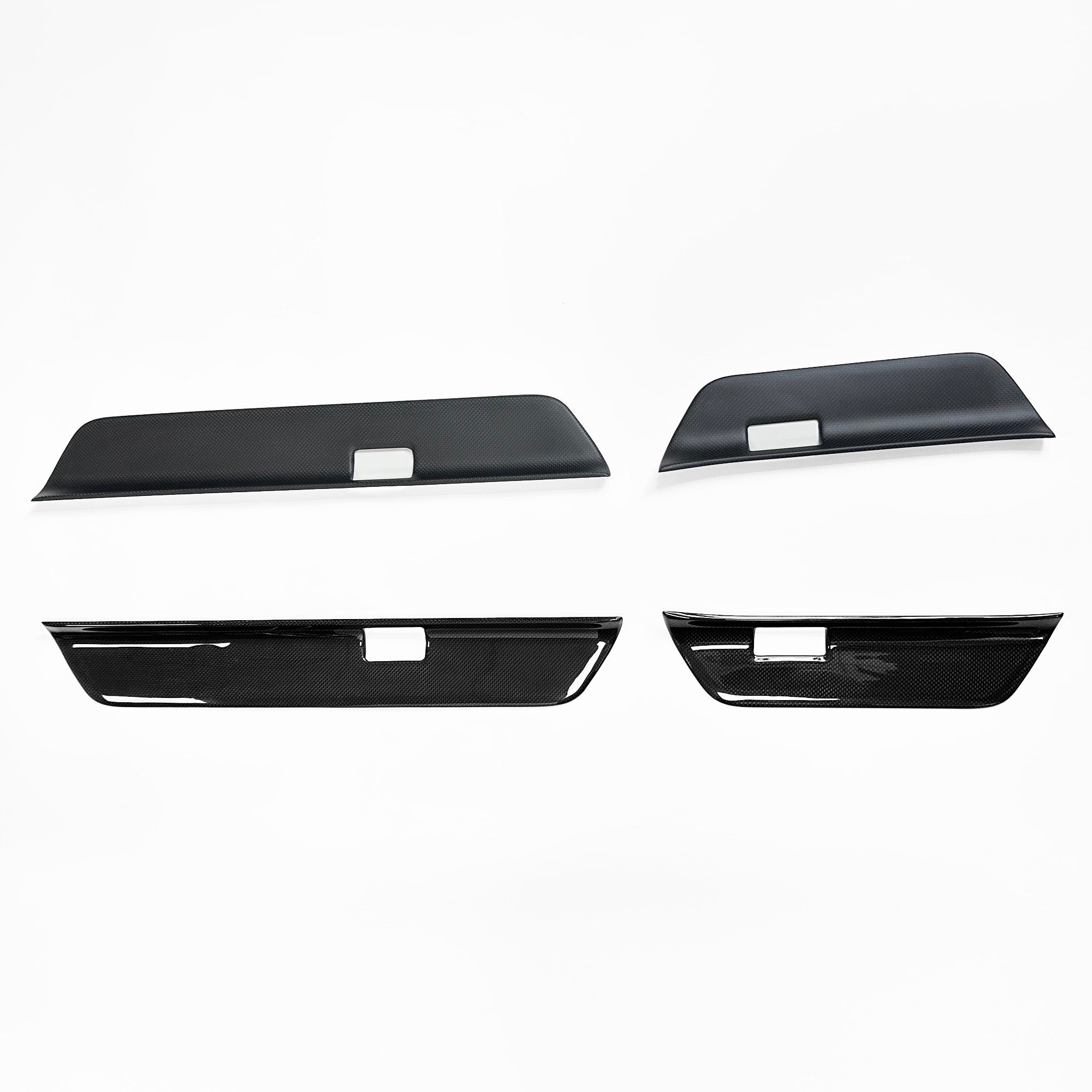 Premium Real Carbon Fiber Door Sill Protectors for 2024+ Tesla Model 3 - 1x1 Plain Weave - Scratch Resistant & Stylish Upgrade - Perfect for Car Enthusiasts & Luxury Vehicle Protection