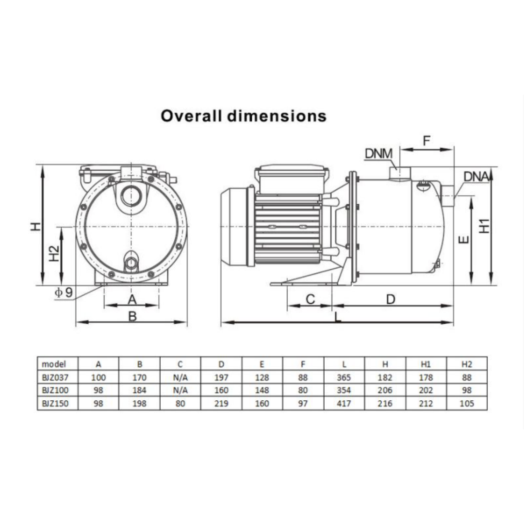0.7kW Jet Pump for Medium-Sized Homes & Cabins - High-Efficiency Water Transfer Solution for Household, Irrigation & Off-Grid Living
