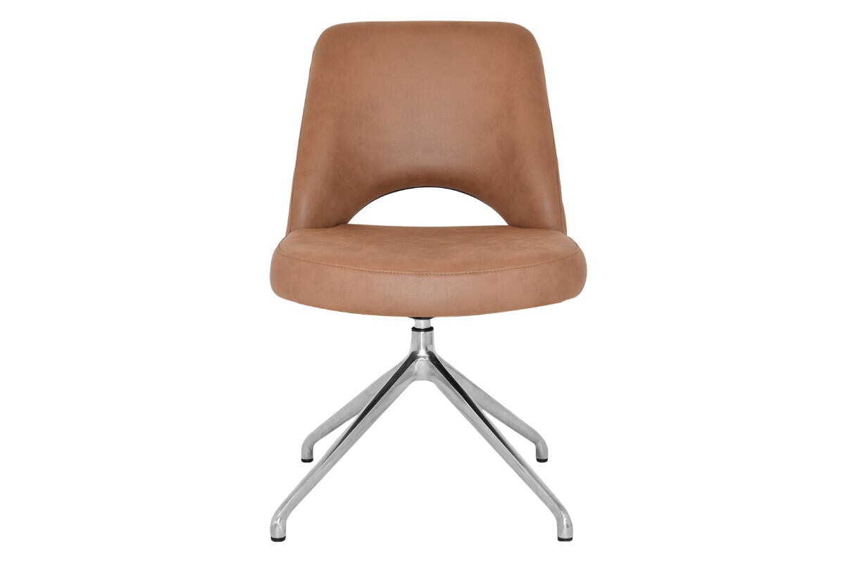 EZ Hospitality Cairo Indoor Armless Chair with Metal Base & Trestle - Perfect for Office, Conference Room, and Home Use