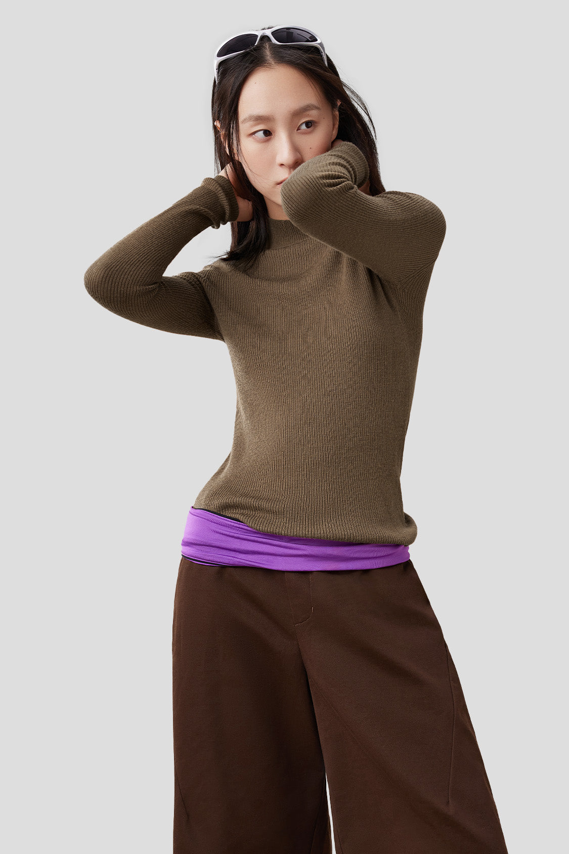 Cozy Women's Wool Sweater for Winter - Soft & Warm Knit Pullover for Casual Outfits & Cold Weather Layering