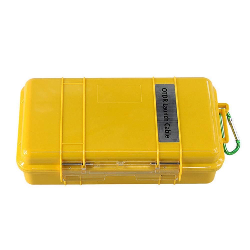 FTTH SC/APC to SC/APC Connectors - 1000m G652D Singlemode 9/125 Fiber Optic OTDR Launch Cable Box - Dead Zone Eliminator for Network Testing & Maintenance (Ideal for Telecom Engineers, Data Centers & Fiber Optic Installations)