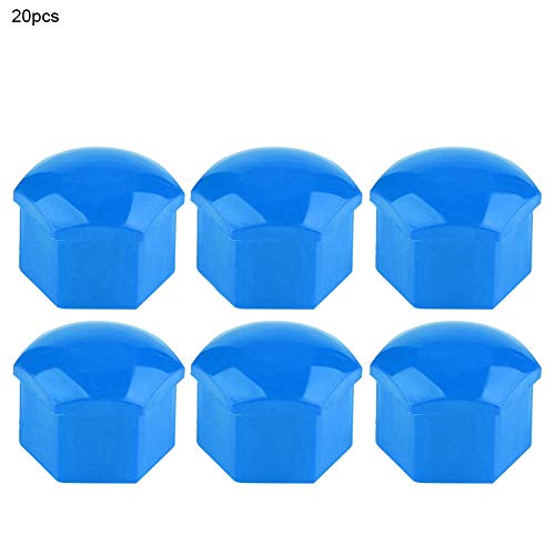 19mm Blue Car Wheel Nut Set - 20pcs for Auto Rims & Hub Screw Covers - Perfect for Wheel Maintenance & Customization