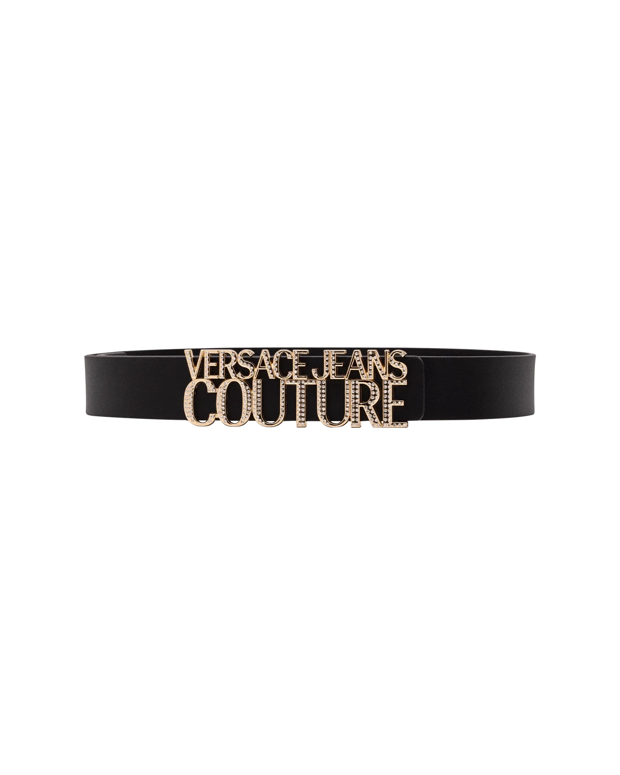 Luxury Genuine Leather Belt with Crystal Embellished Logo - Stylish & Durable for Men & Women | Perfect for Office, Party & Formal Occasions