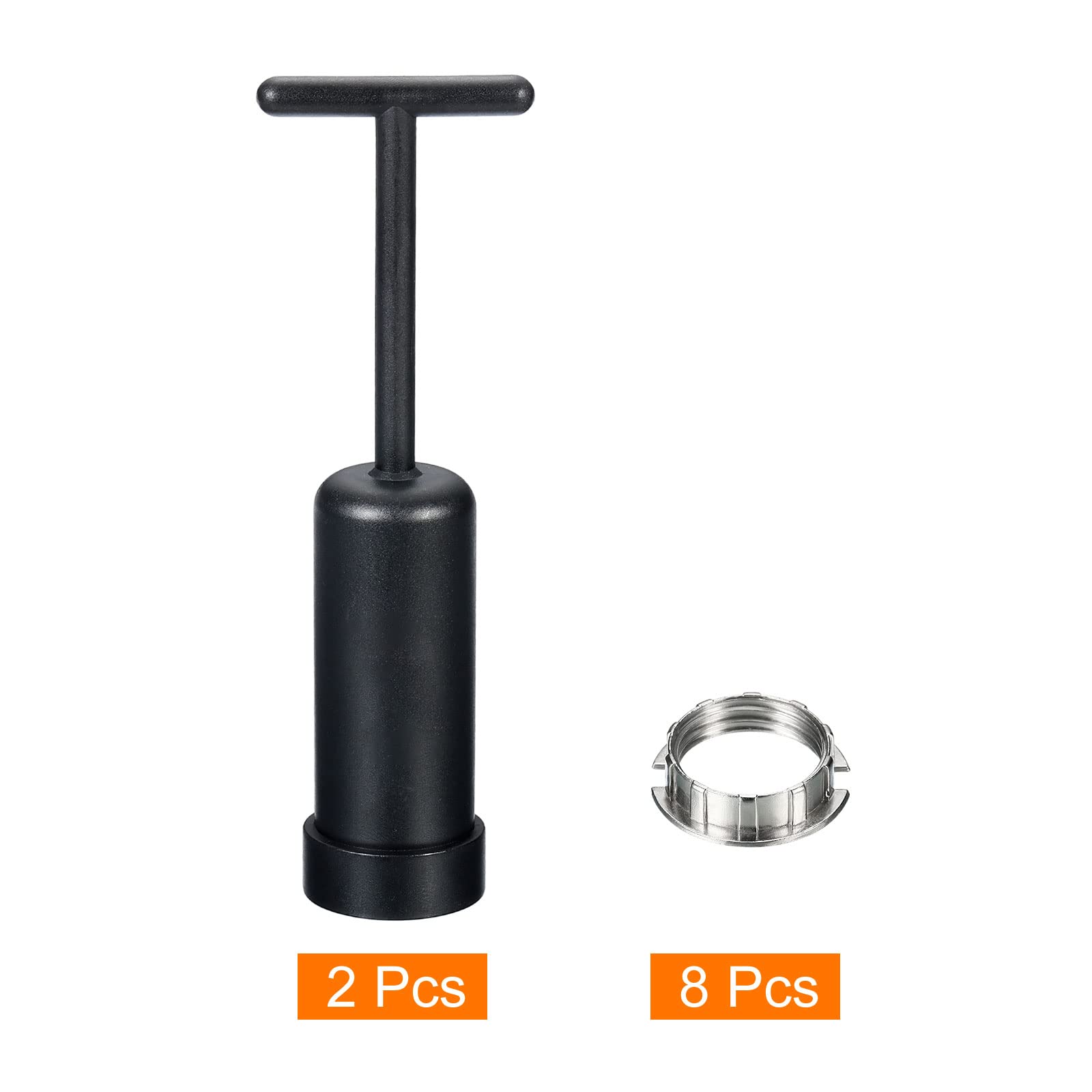 MECCANIXITY G9 Light Socket Rings - Metal Lamp Shade Holder Replacement Ring M20 with Removal Tool (2-Pack) - Perfect for Chandeliers, Ceiling Lights & Home Lighting Fixtures