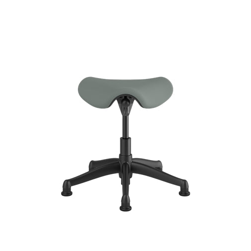 Pony Seat Stool with Graphite Frame - Kids Adjustable Step Stool for Bathroom, Kitchen & Playroom - Safe Non-Slip Toddler Standing Stool