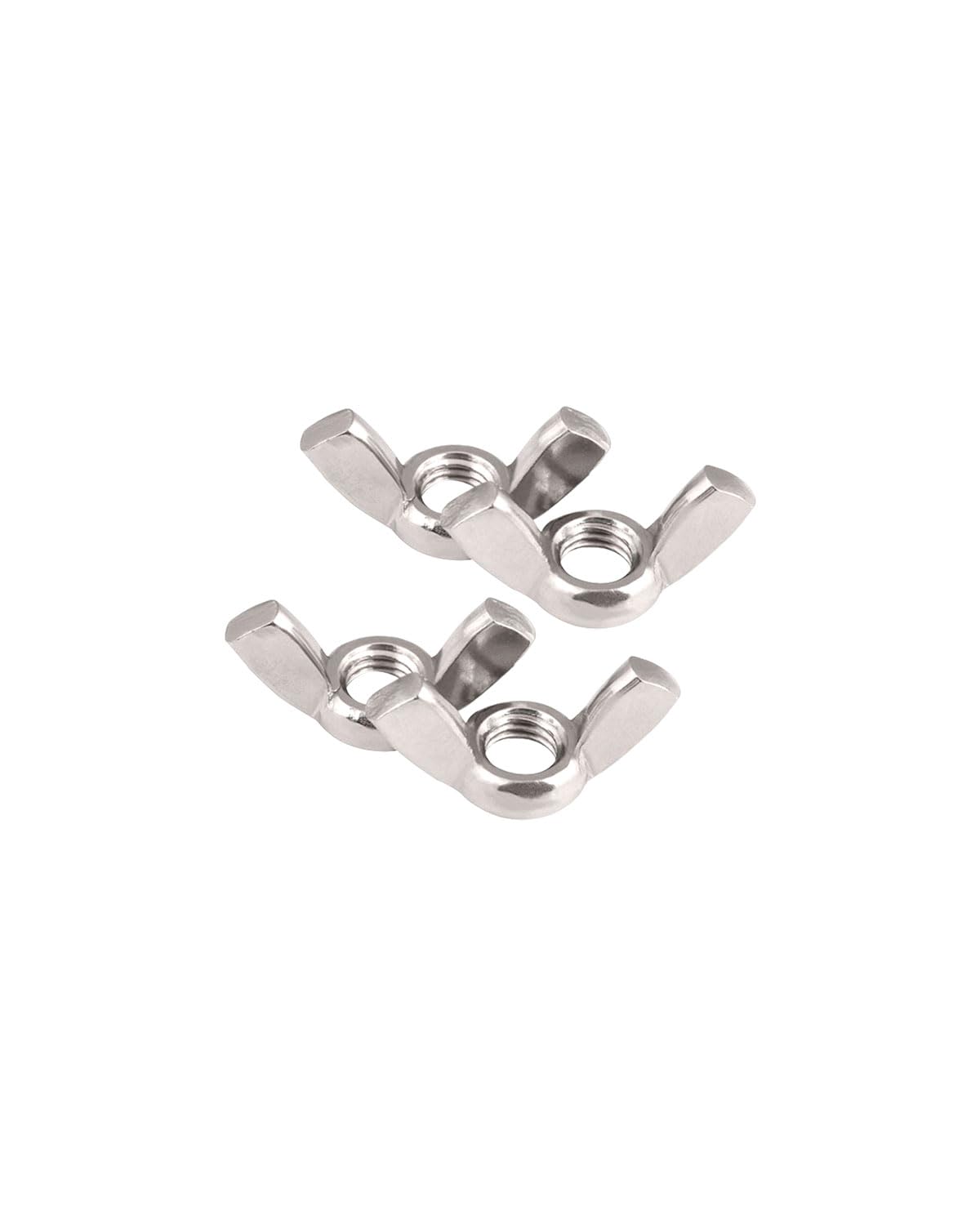 304 Stainless Steel M3 Wing Nuts - Pack of 25 | Corrosion-Resistant Hardware for Home Repair, DIY Projects & Engineering | Perfect for Furniture Assembly, Machinery Maintenance & Outdoor Equipment