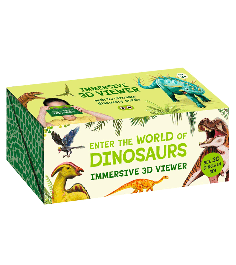 Dinosaur 3D Viewer - Immersive Augmented Reality Experience for Kids & Adults | Educational STEM Toy for Home & Classroom Learning | Explore Prehistoric World with Interactive AR Technology