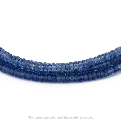 Gemstone Mini Hammered Disc Station Necklace - Dainty Wrap Necklace for Women - Perfect for Layering, Everyday Wear & Gift Giving