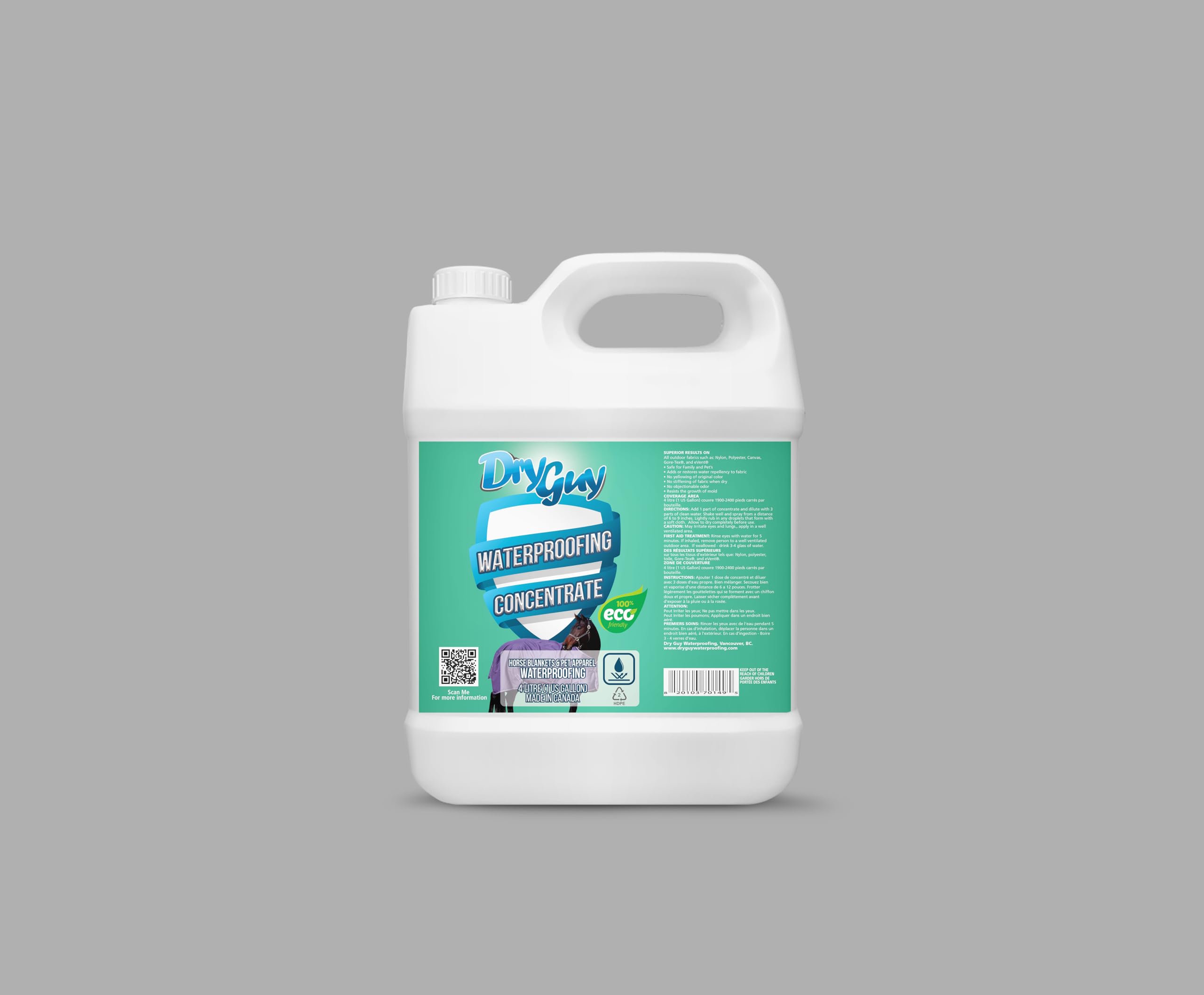 Waterproof Horse Blanket & Pet Apparel Concentrate Spray | Durable Water Repellent Treatment for Dogs, Cats & Equestrian Gear | Ideal for Rainy Weather & Outdoor Adventures