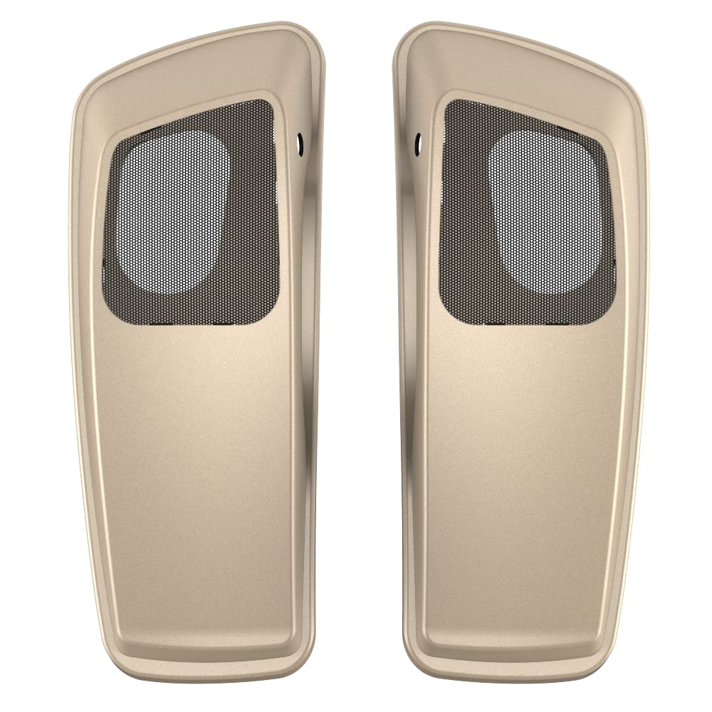 Color Matched 6X9 Saddlebag Speaker Lids for 2014+ Harley Davidson Touring Bikes - Perfect for Road Trips & Custom Audio Upgrades