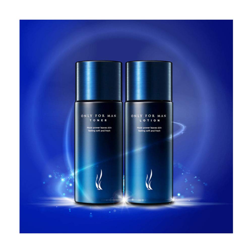 AHC Men's Skincare Set - 150ml Lotion + 150ml Toner for Hydration & Oil Control | Daily Face Care Routine for Men