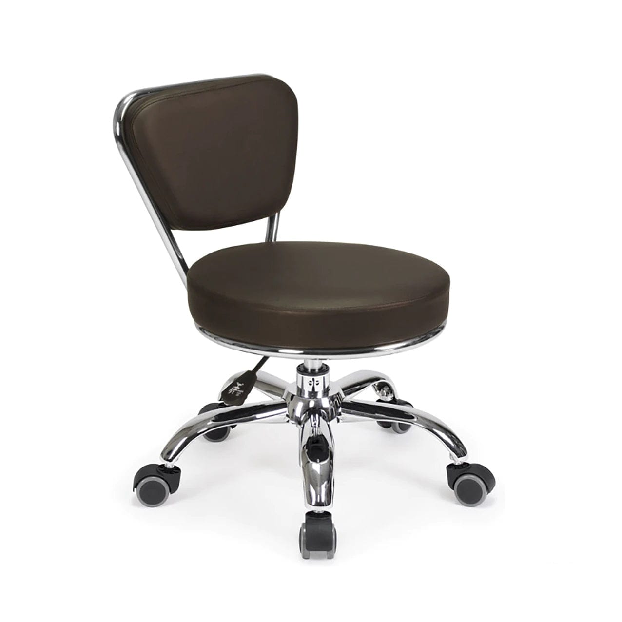 Premium Dayton Salon Pedicure Technician Stool - Adjustable Hydraulic Swivel Stool for Spa & Nail Technicians - Ergonomic Beauty Salon Chair for Manicures, Pedicures & Massage Therapy