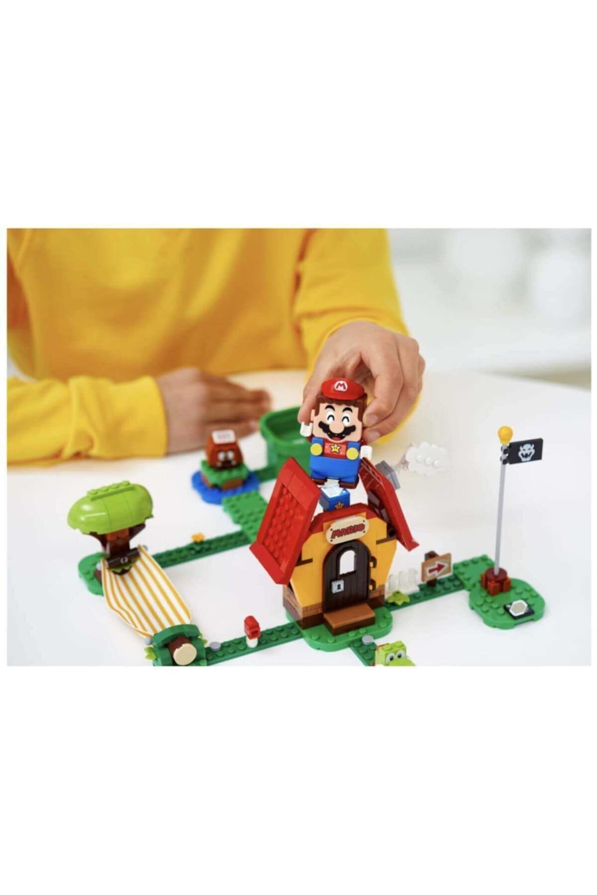 LEGO 71367 Super Mario Expansion Set - Mario & Yoshi's House Building Toy with Mini Figures for Kids Ages 6+ | Interactive Play for Creative Fun & Gift Ideas