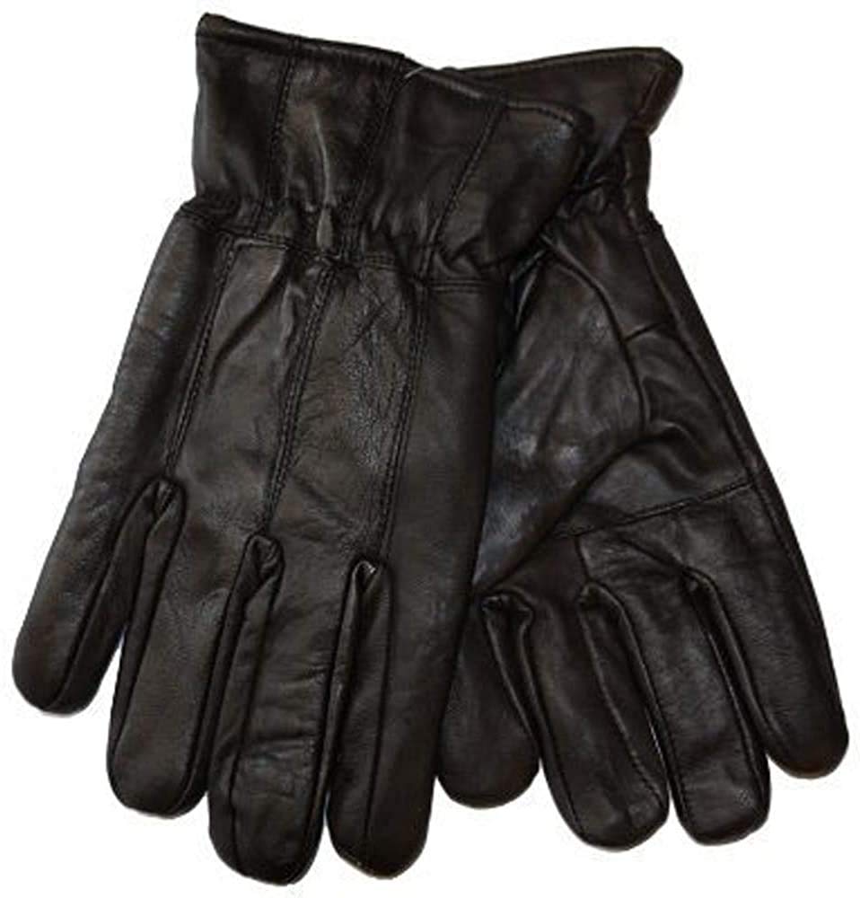 Premium Men's Thermal Lined Leather Dress Gloves - Super Soft & Warm Winter Gloves for Business & Formal Wear (Black/Brown) | Ideal for Office, Weddings & Cold Weather Commutes