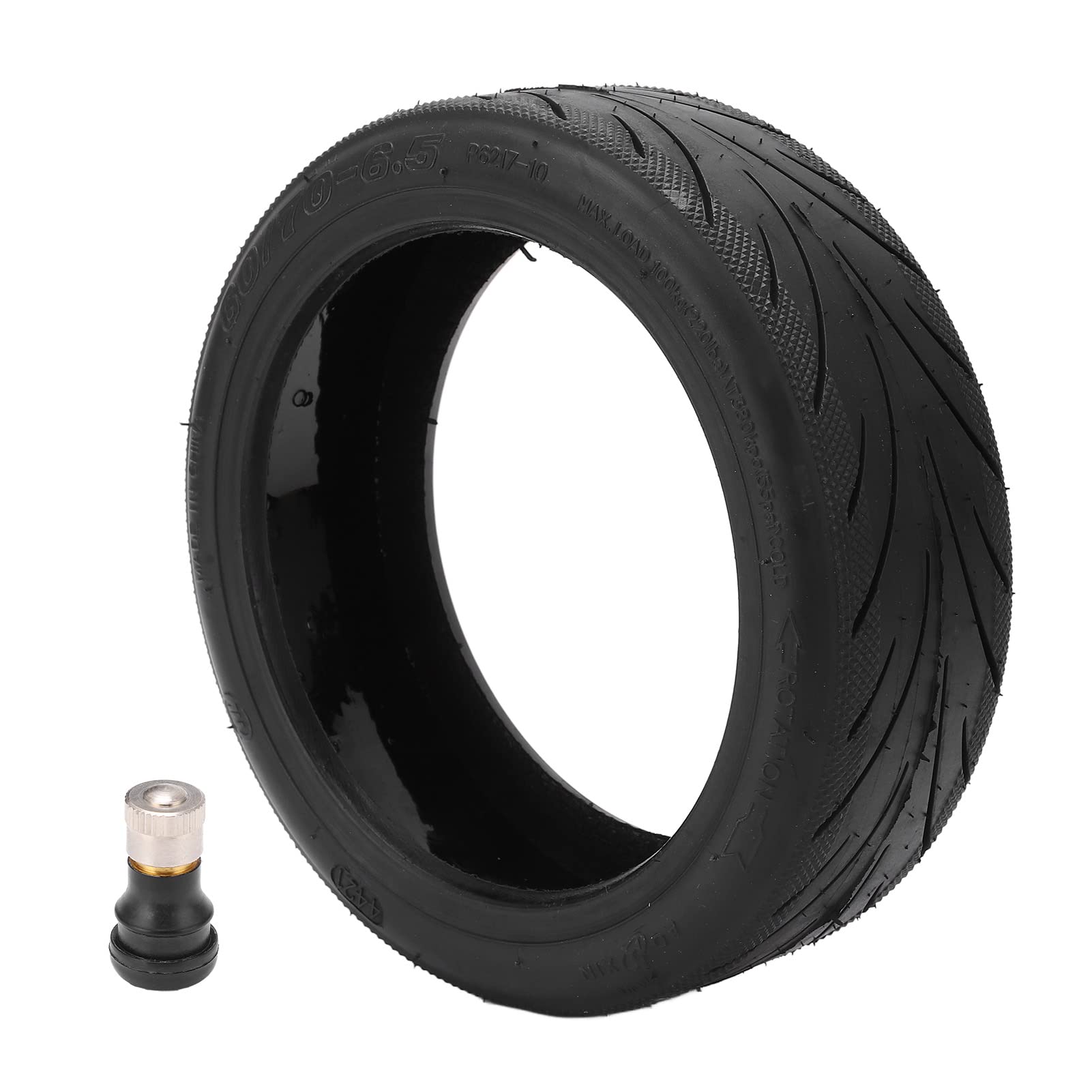 **Explosion-Proof Scooter Tubeless Tire with Valve – Compatible with Ninebot Max G30 & Other Electric Scooters – Durable & Safe for Commuting & Urban Riding**