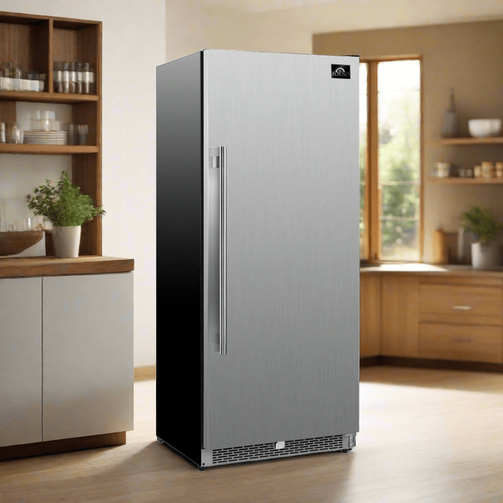 Forno 30S 14.6 cu.ft Stainless Steel Commercial Refrigerator - Pro Style Fridge for Restaurants, Bars & Catering - Model FFRBI1821 - Perfect for Commercial Kitchens, Food Storage & Beverage Cooling