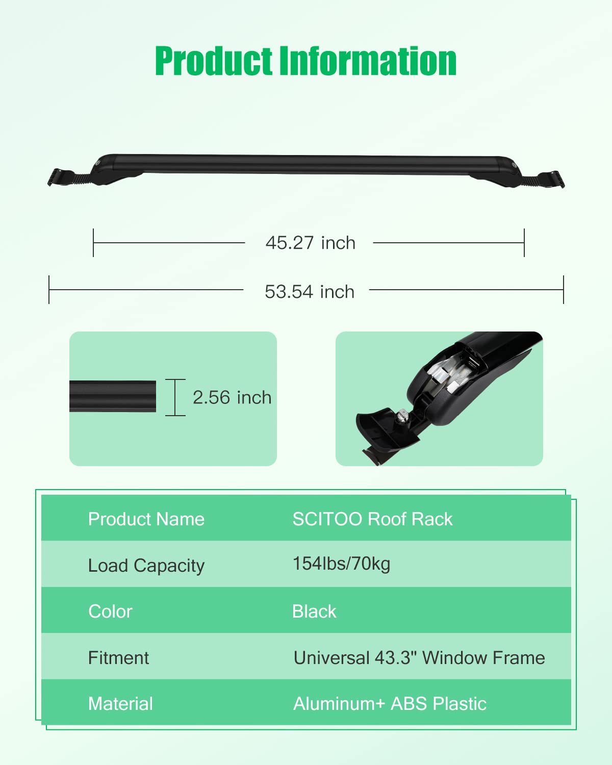 SCITOO Universal Adjustable 43.3