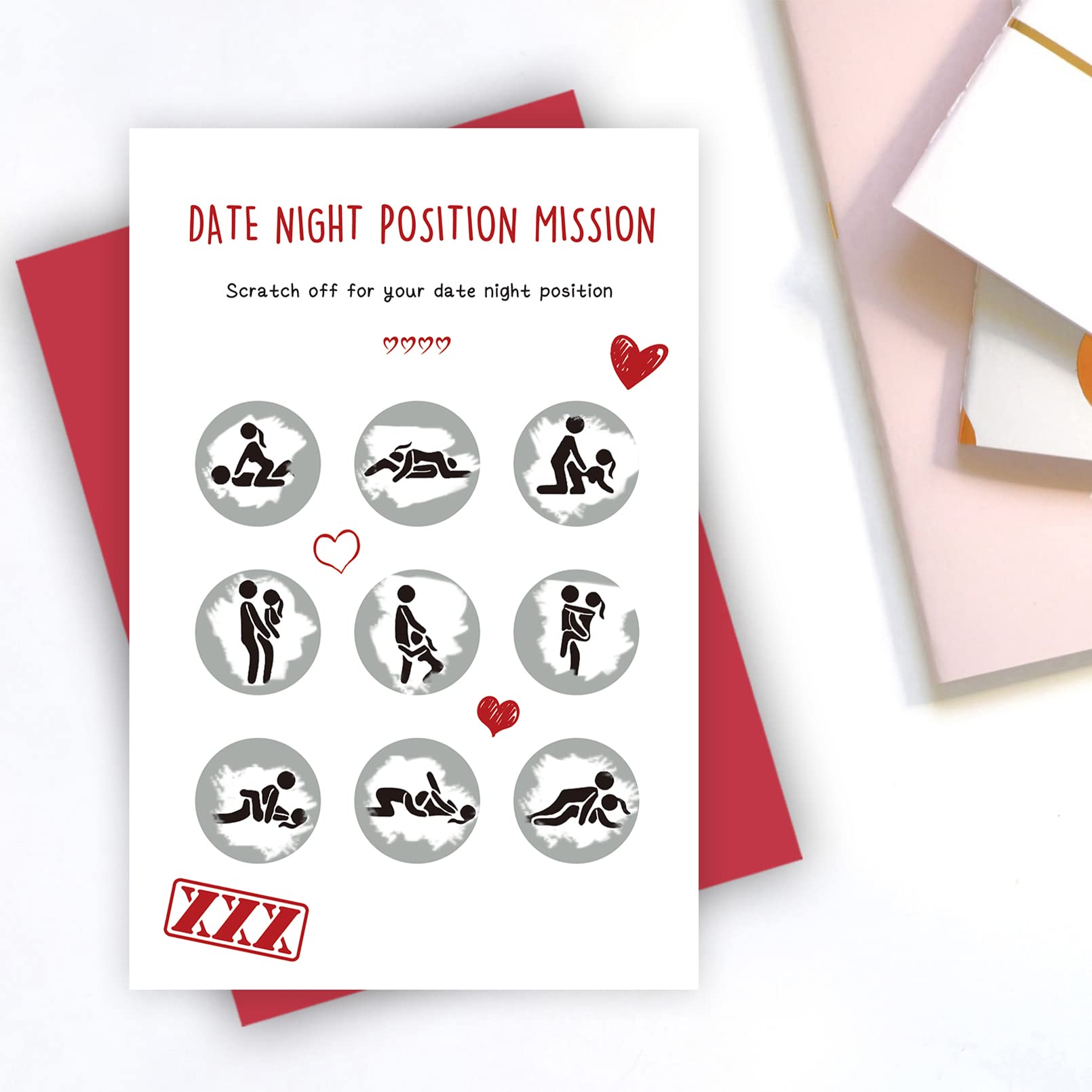 Funny Naughty Scratch Off Birthday Card for Boyfriend - Hilarious Valentine's Day Card for Couples - Cheeky Dating Card for Him or Her - Perfect for Anniversaries, Romantic Surprises & Special Occasions