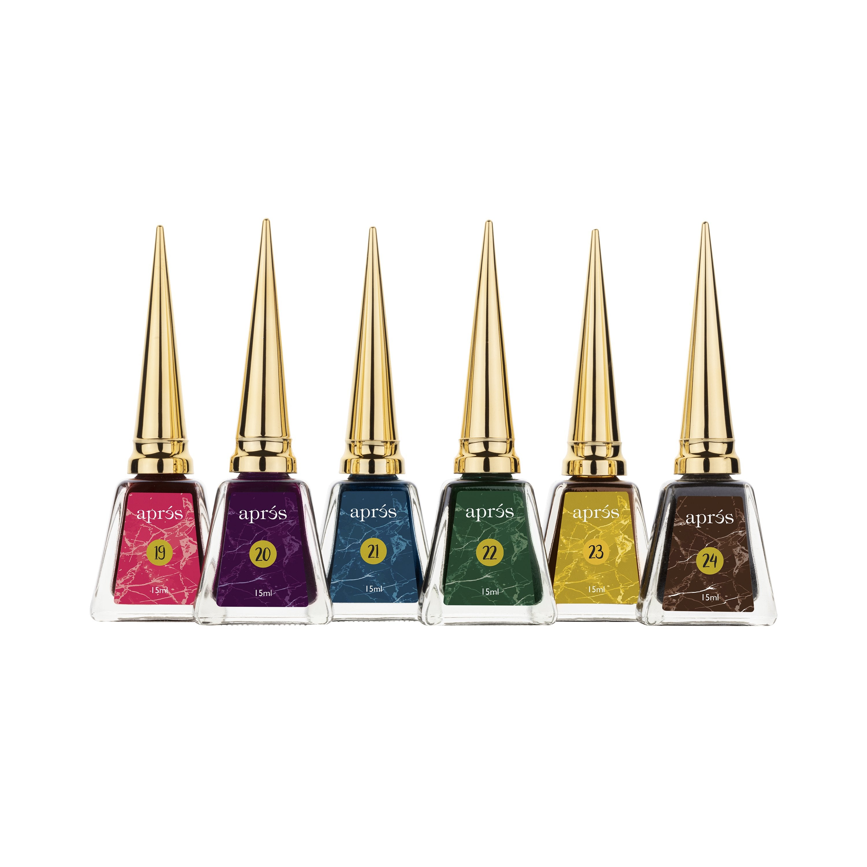 APRES ARTISTE Premium Art Ink Set - 4 Vibrant Colors for Professional Calligraphy, Watercolor & Illustration | Perfect for Artists, Designers & Craft Enthusiasts