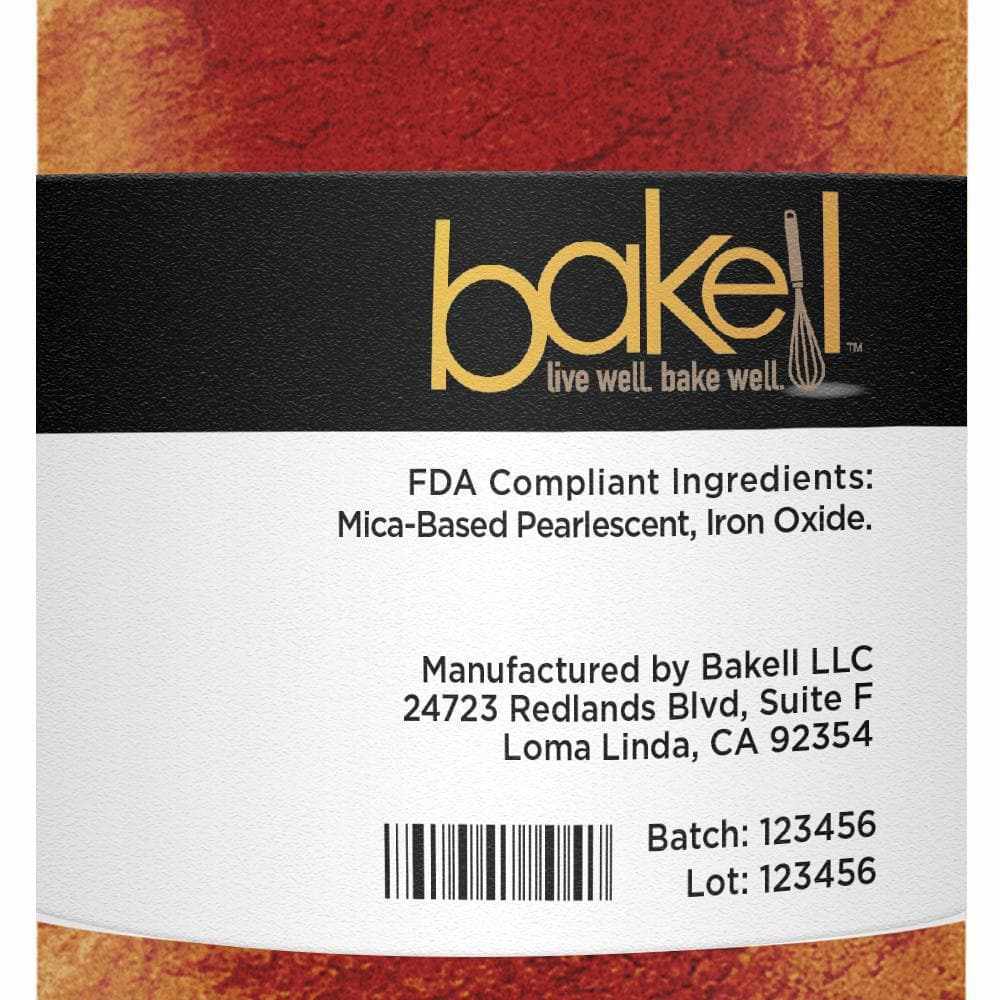 Premium Bronze Gold Luster Dust for Cake Decorating - Edible Food Grade Sparkle Powder - Perfect for Baking, Cupcakes, Cookies & DIY Crafts (Bulk Size)