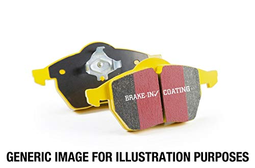 EBC Brakes DP42357R Yellowstuff Brake Pads - High Performance Braking for Sports Cars & Track Use | Perfect for Racing, Daily Driving & High-Speed Applications