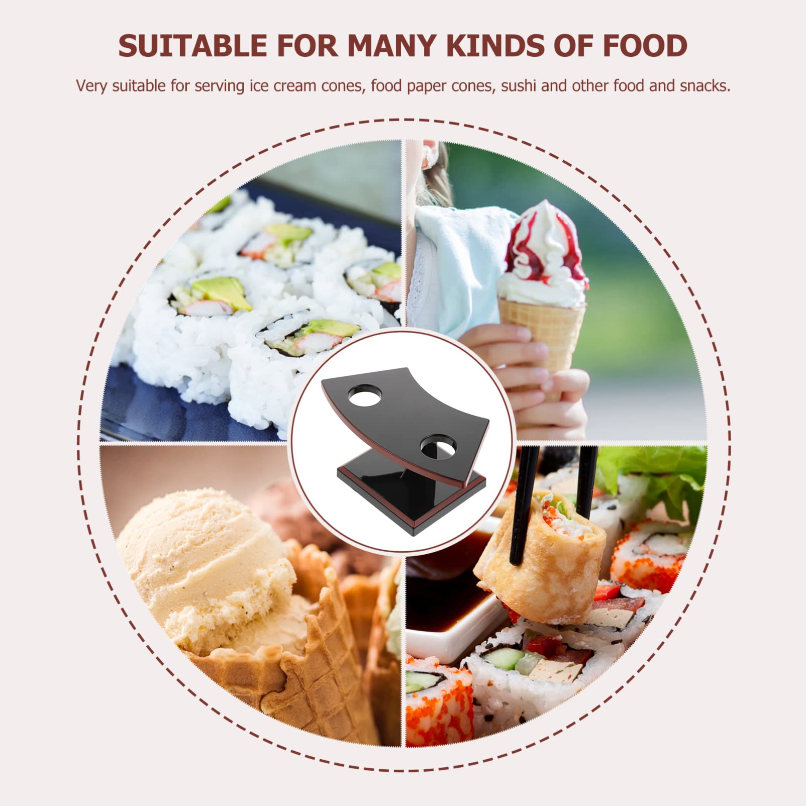 Tofficu 12-Slot Ice Cream Cone Holder - Stainless Steel Dessert Display Stand for Bakeries, Cafes & Home Kitchens - Perfect for Serving, Storing & Organizing Ice Cream Cones, Waffle Cones & Desserts