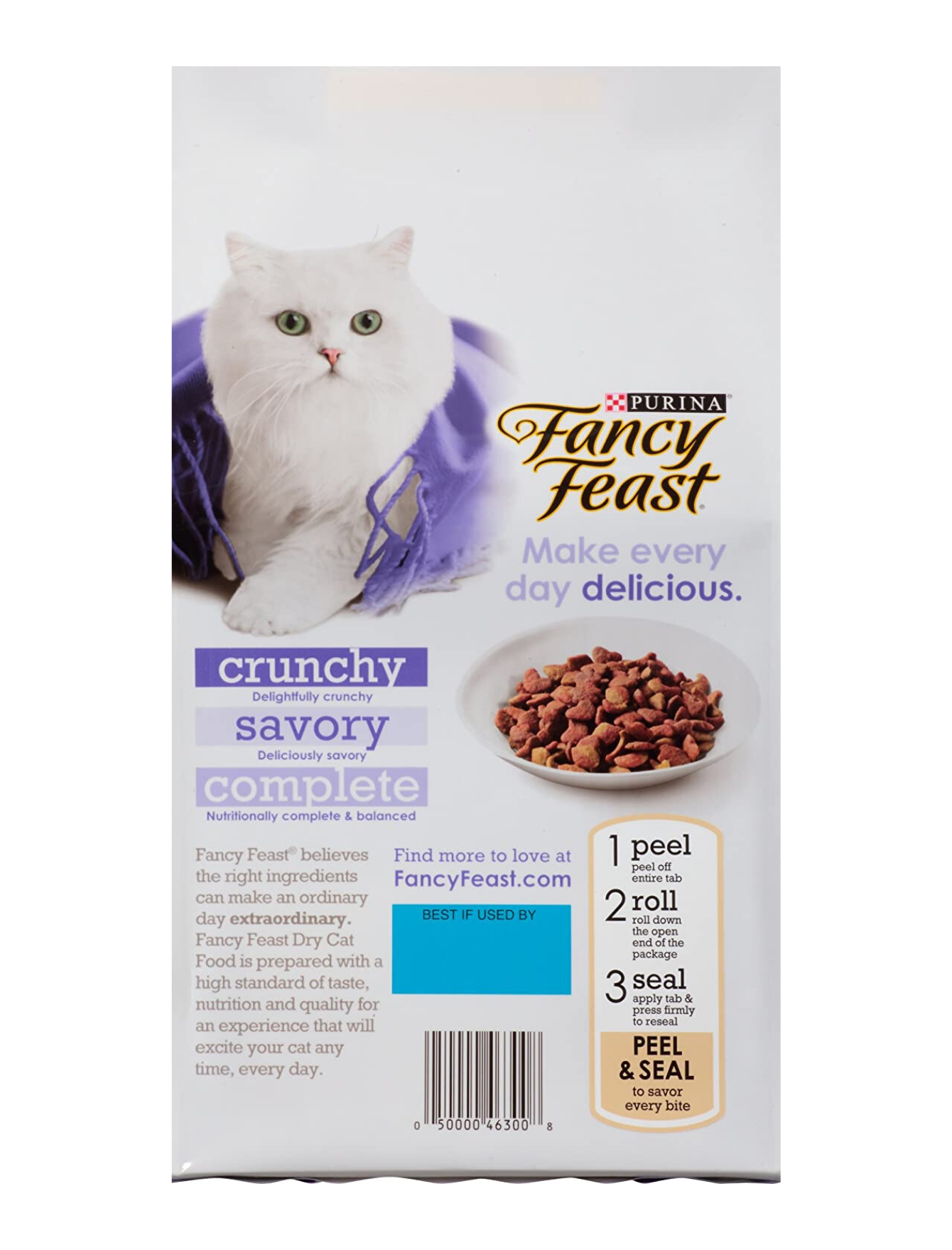 Fancy Feast Gourmet Savory Chicken & Turkey Dry Cat Food for Adult Cats - 3.5lb & 7lb Bags - High Protein Kibble for Indoor & Outdoor Cats - Perfect for Mealtime or Treats