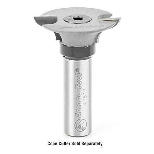 Amana Tool 47617 Stub Spindle with Screw - CNC Router Bit for Woodworking, Milling & Engraving | Perfect for Cabinets, Furniture & DIY Projects