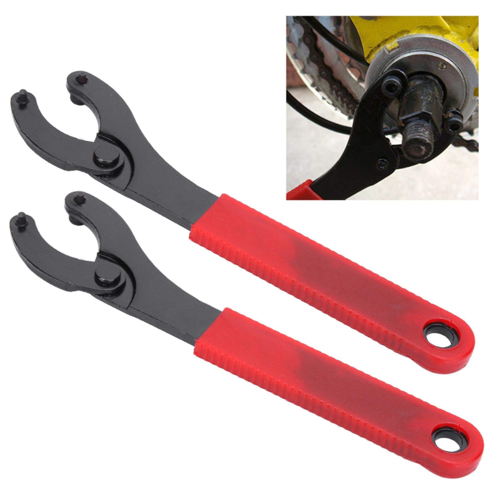 2Pcs Bike Torque Wrench Set - Professional Bicycle Pedal Wrench & Cone Spanner for Bike Repair & Maintenance - Perfect for Home Mechanics & Cycling Enthusiasts