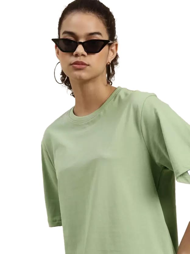 TDOC Women's Oversized Fit T-Shirt - Comfortable Workout & Outdoor Tee for Gym, Running, Camping, Hiking | Perfect for Active Lifestyle & Casual Wear