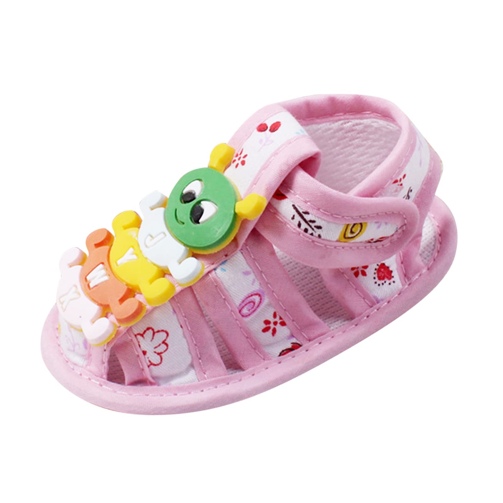 **Cute Cartoon Baby Sneakers - Non-Slip First Walking Shoes for Newborns & Infants (Pink, 0-3 Months) - Perfect for Playtime, First Steps & Special Occasions**