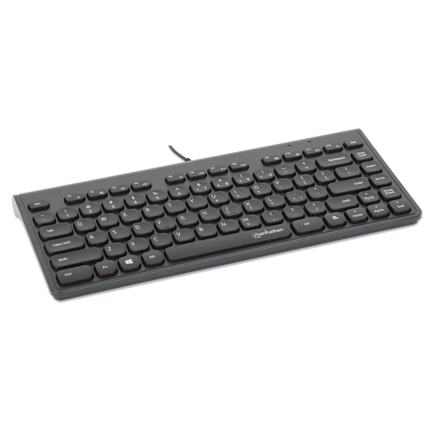 Compact Wired USB Mini Keyboard for Laptop, PC, Gaming & Office - Ergonomic Design for Comfortable Typing