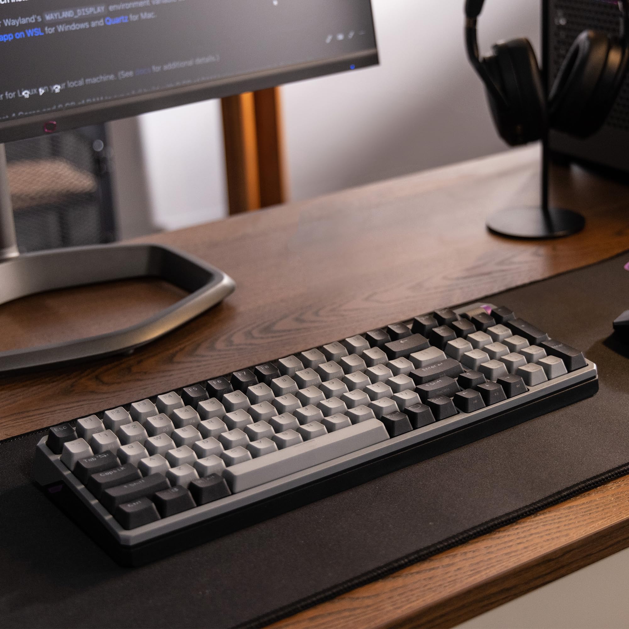 Cooler Master MK770 Wireless Mechanical RGB Gaming Keyboard - Kailh Box V2 Soft Click White Switches, Gasket Structure, Hot-Swappable, Bluetooth/2.4GHz, Tactile 3-Way Dial, QWERTY Layout (MK-770-GKKW1-US) | Perfect for PC Gaming, Office Work & Typing Enthusiasts