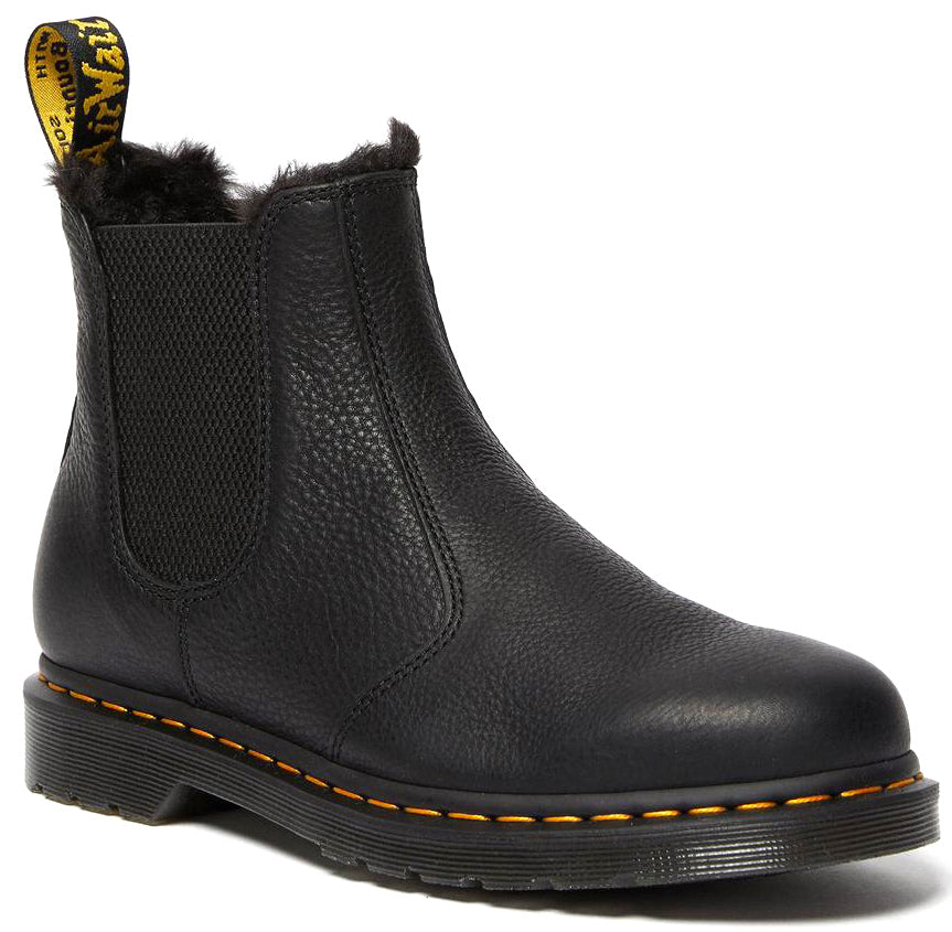 Unisex 2976 Faux Fur Lined Chelsea Boots - Genuine Leather Winter Ankle Boots for Men & Women | Perfect for Cold Weather, Snow & Outdoor Activities